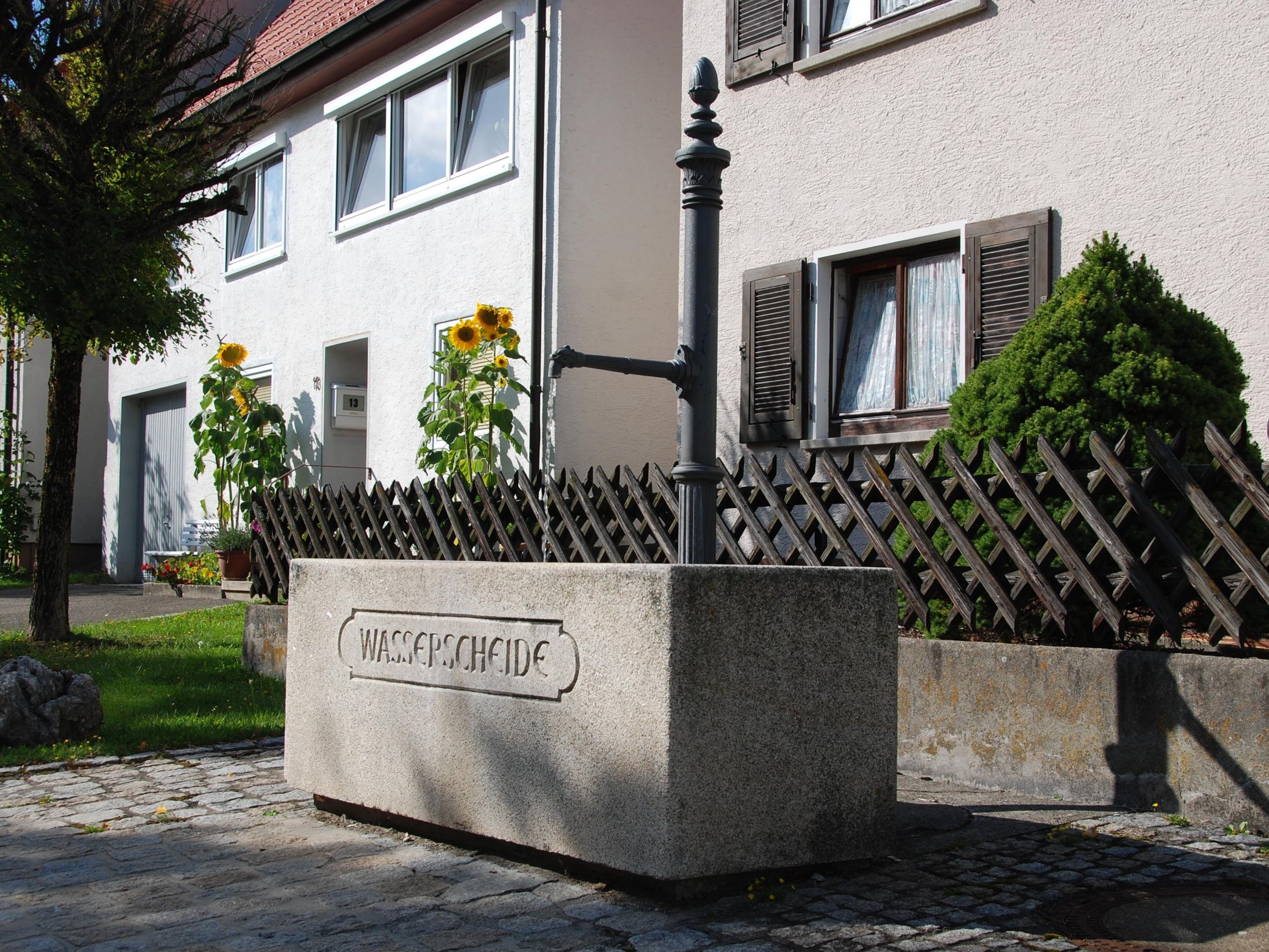 Brunnen Europäische Wasserscheide