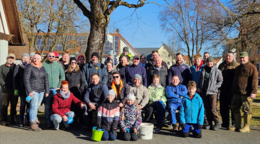 Gruppenfoto freiwillige Helferinnen und Helfer in Heinstetten